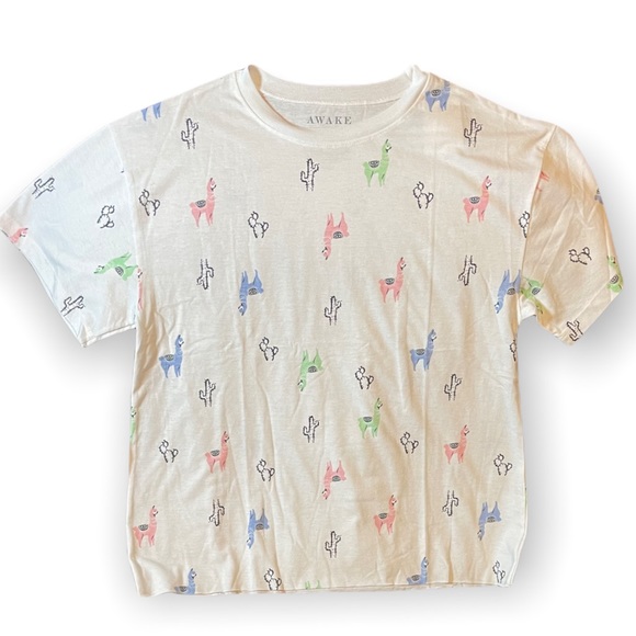Cute & Casual Llama Tee NWOT - Picture 3 of 3